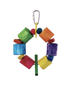 Sola Balsa Ring of Fun Chewable Parrot Toy